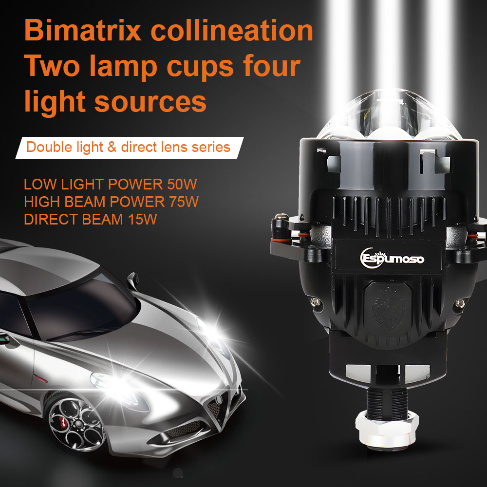 3Inch Bi LED Laser Projector H - Headlight Aiming Tool recension och pris