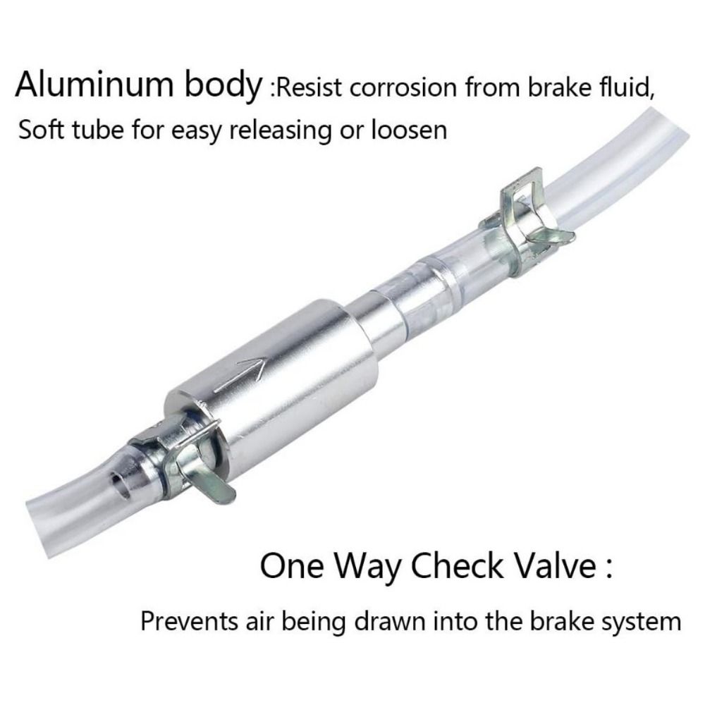 2Pack One Way Check Valve Moto - Brake Bleeder Kit recension och pris